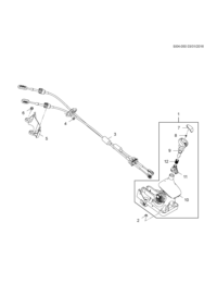 24110273-Boot cover-mnl cont lever lwr