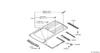 G32851DAMA-Crossmember assy-roof, rr