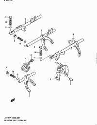 2541084A01-SHAFT, LOW SPEED GEAR SHIFT