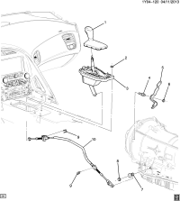 23104556-CABLE,A/TRNS RANGE SEL LVR