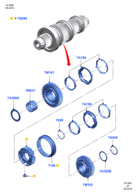 H1BR7M037A3B-Bearing assy-pin