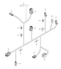 L4GD971694D-Harness, for door trim