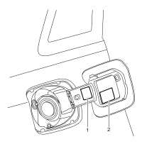 L8E0010184E-Emblem unleaded gas: