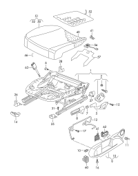 3C8881406EACJJ-Cover (leather/artificial leather), with heating element black/corn silk