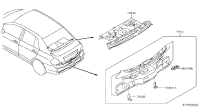 G91102FJBA-PANEL REAR UPPE