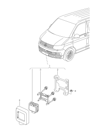 7E0907561C-Control unit, with software, for clearance control unit & radar sensor