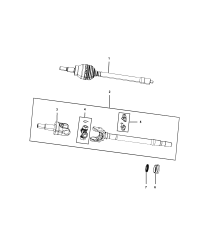68394142AA-HALF SHAFT AXLE
