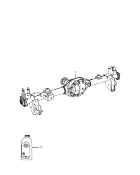 68401151AA-REAR AXLE CPL SERVICE REAR