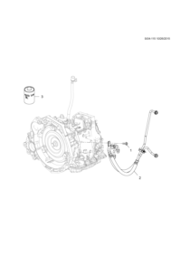 26692932-Tube, oil cooler inlet & mouth (incl 3)