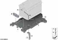 61219387574-Holder assy-battery