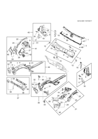 23108336-Panel, forced ventilation, upper (including 47)