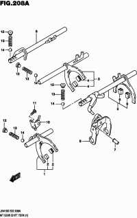 2521084A01-FORK LOW SPEED GEAR SHIFT