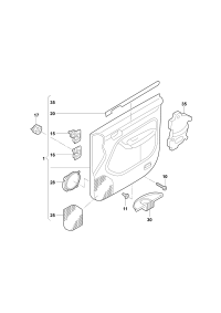 1T1867011AAWBY-Trim assy dr f