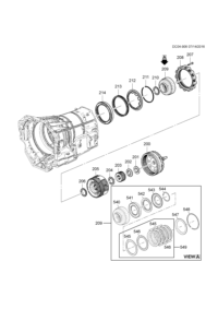 24253223-Snap ring-variable 3-4 & 2-3 clutch piston