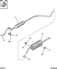 1614078380-Muffler, exhaust pipe rear