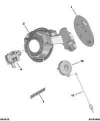 98099667XT-Door assy-fuel filler