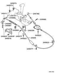 MB484289-CLIP,GEARSHIFT CONTROL LIN