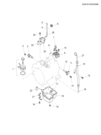 96659569-Switch, a/t manual valve position
