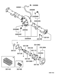 MR124021-HOUSING ASSY,RR AXLE