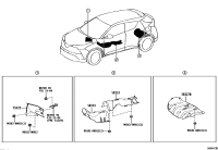 58327F4040-INSULATOR, MAIN MUFFLER HEAT