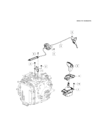 84471294-Cable, electronic transmission select and release (1st design see 84369086)( 23247685 replaced by 84