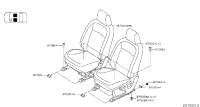 87000JE20A-Seat assy-front, rh