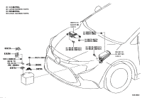 288590T050-Retainer, battery current sensor