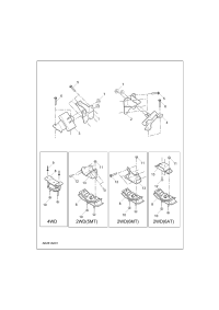 C00047862-Engine mounting (l), front
