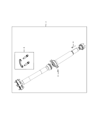 52123633AA-Shaft drive rear 2 piece