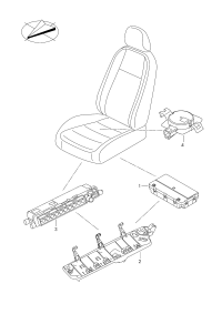 4M8959760B-Control unit-seat