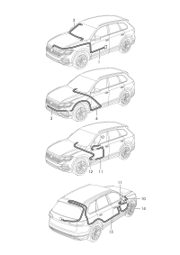760971327C-Harness camera assy, fr