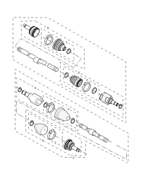 10330109-Shaft assy, front drive