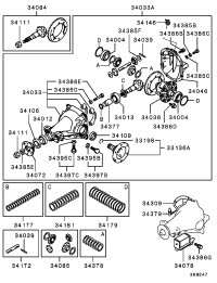 3715A083-SHAFT ASSY,RR AXLE