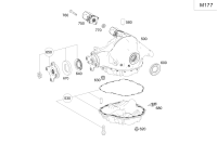 2903505300-Diff rr axle