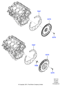 BL3Z6375A-Gear assy-flywheel