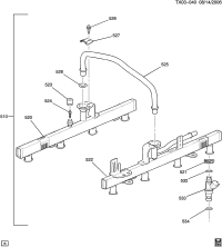 12587147-SEAL KIT,F/INJR(O RING)(INCLS 532,534)(W/ 8 UPPER & 8 LOWER SEALS)(ACDelco #217-