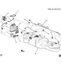 25932571-SOLENOID,EVAP EMIS CNSTR(1 PORT)(VENT VALVE)(INCLS VALVE,HOUSINGS,FLANGE & FILTE