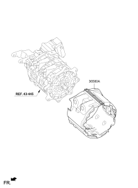 36580QE000-Cover assy-motor