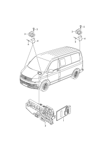 7E5941155-Bracket acceleration sensor