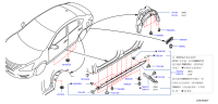 G68503TS0A-Guard assy-side sill, rh