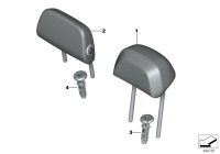 52207469956-Headrest leather