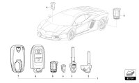 471898374ATKE-1 SET OF LOCK CYLINDERS