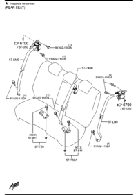 KD5H57LM0A-Belt B (r), RR pretensioner
