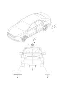5DL853638-VW assy., LED