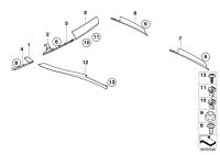 51456956856-Cover glove box aluminium lower