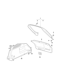 5DL8676034PK-Garnish, rr. hatch