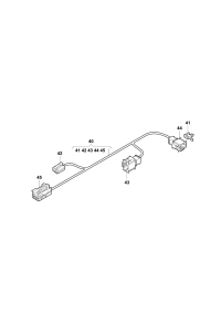 5ND971641B-Harness, for center console