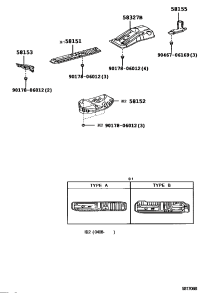 5815235010-INSULATOR SUB-ASSY, CENTER FLOOR HEAT, NO.2
