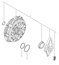 0AM198140S-Repair kit for multi-disc clutch: