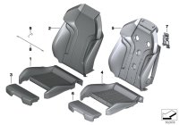 52108067141-Foam assy-sport/seat